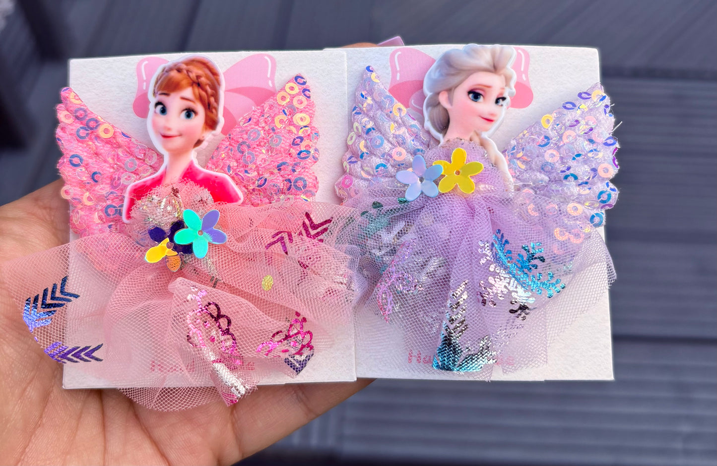 Frozen Princess Hair Clips