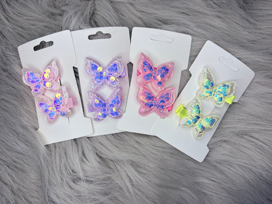 Butterfly Tiny Baby Clips