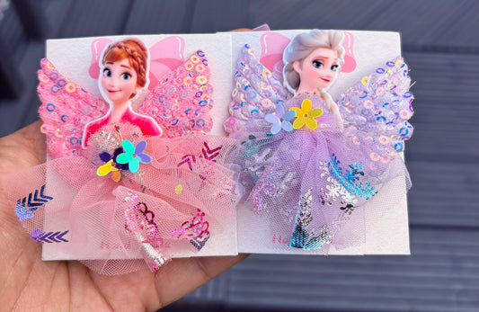 Frozen Princess Hair Clips