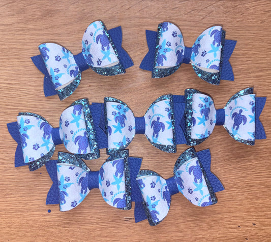 Under the Sea Die Cut Hair Bow